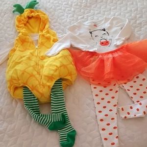 Girl's Carter's 18 month Halloween bundle